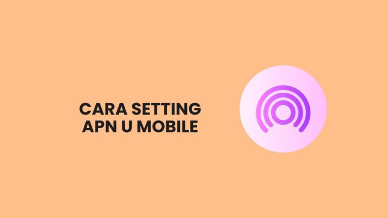 Cover Cara Setting APN U Mobile Eggcyte